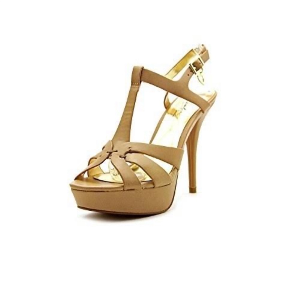 Thalia strappy sandals nude size 6m